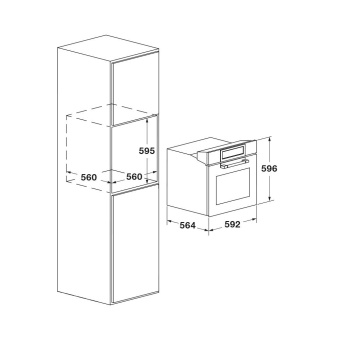 Многофункциональный духовой шкаф Fulgor Milano FCLO 6215 TEM BK