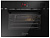 Компактный электрический духовой шкаф Ultracombi 3 в 1 (конвекция, пар, микроволны) ILVE 645STCHSW/BK